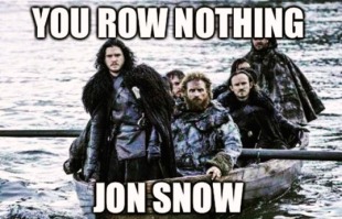 you row nothing jon snow hardhome meme