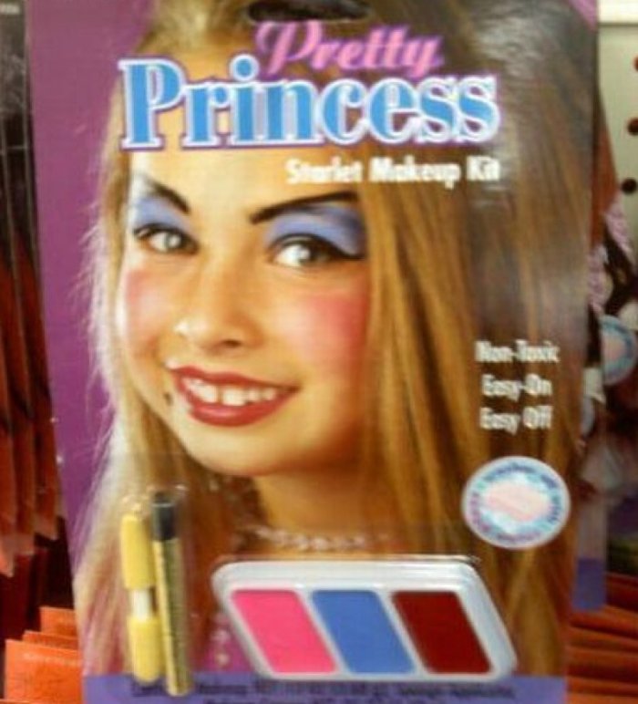 Pretty Princess Starlet Makeup Kit gone wrong