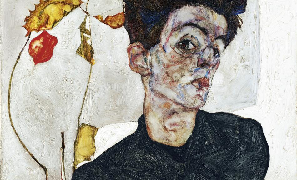 Egon Schiele Leopold Museum Collection self portrait