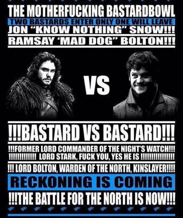 Game of Thrones Meme Ramsay Bolton Jon Snow Battle