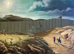 Mary and Joseph encounter a wall