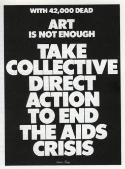Art is Not Enough-collective action-1988 Gran Fury