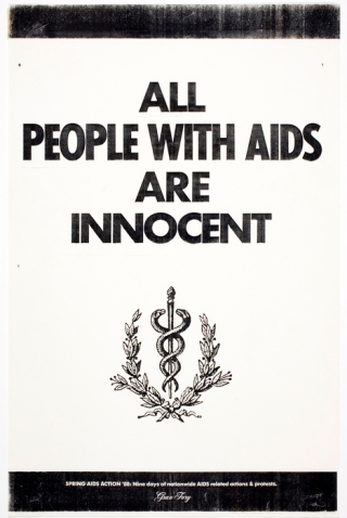 Gran Fury All People With AIDS are innocent